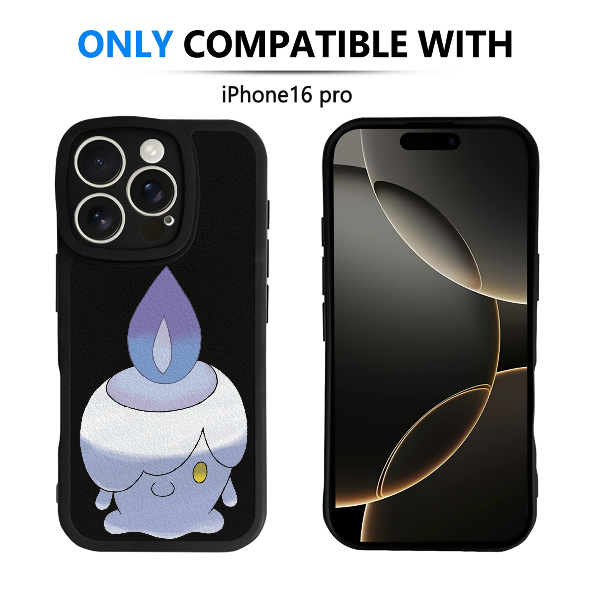 （画像用） ポケットモンスター Pokémon 【iPhone 16シリーズ対応】シリコンスマホケース（レザー調） 材質：シリコン